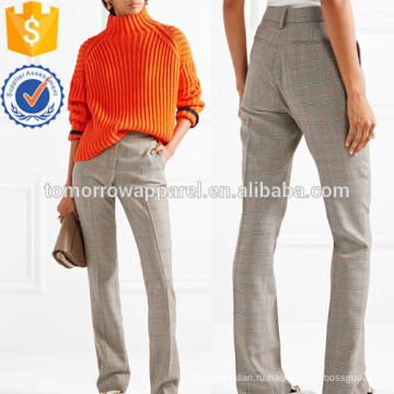 Шерсть прямые брюки Производство Оптовая продажа женской одежды (TA3035P)